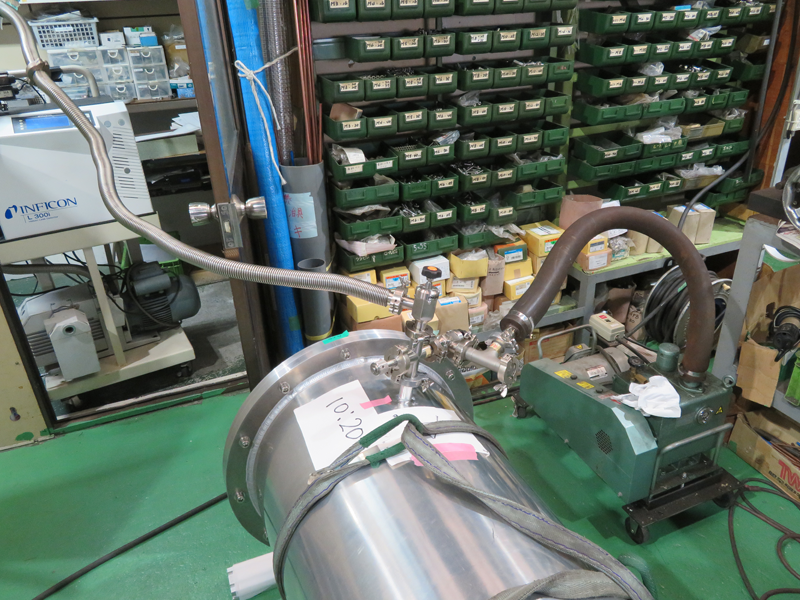 有限会社島津｜ステンレス真空容器製作フロ－例