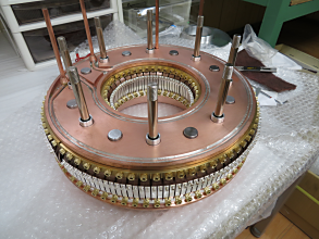 接点製作後、全体銀メッキ施工